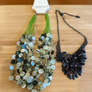 Coldwater Creek necklaces (2) bundle